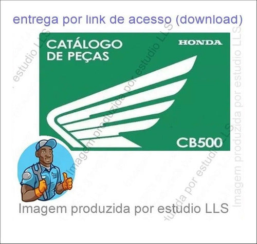 Catálogo Peças Motocicleta Honda Cb 500 1998 - 2002