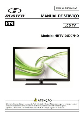 Manual De Serviços - Tv Lcd - Hbtv-29d07hd - Buster