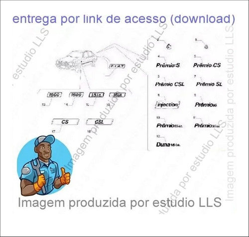 Catálogo Peças Fiat Prêmio 1985 - 1995