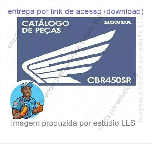 Catálogo Peças Motocicleta Honda Cbr 450 Sr 1989 - 1993