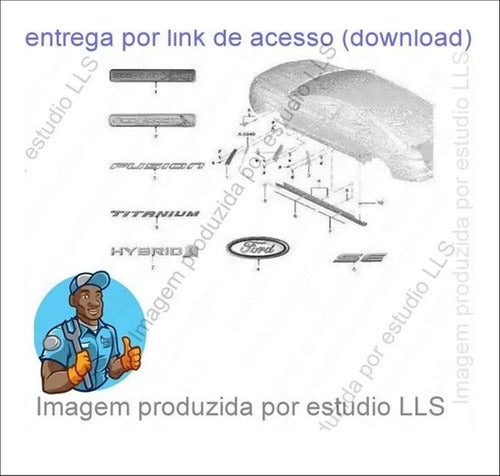 Catálogo Peças Ford Fusion 2.0 2.5 Hibrido 2014 - 2015