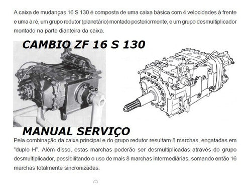 Manual Serviço Cambio Mercedes Zf 16 S130