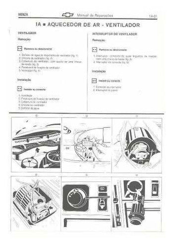 Manual Mecânica Oficina Serviço Chevrolet Monza Ed. 1990