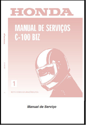 Manual De Serviço Moto Honda C100 Biz - Frete Gratis