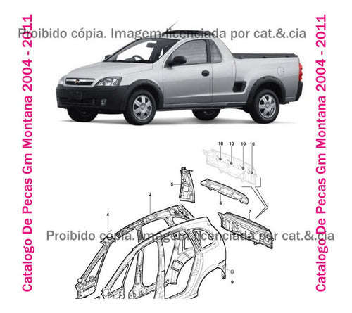 Catalogo De Pecas Gm Montana 2004 - 2011