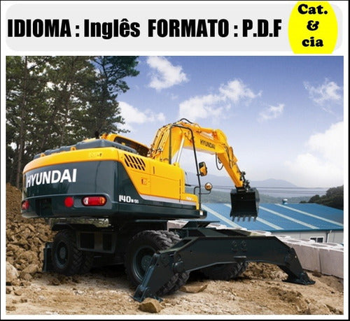 Catalogo De Pecas Escavadeira Hyundai - R140w-9s - (ingles)