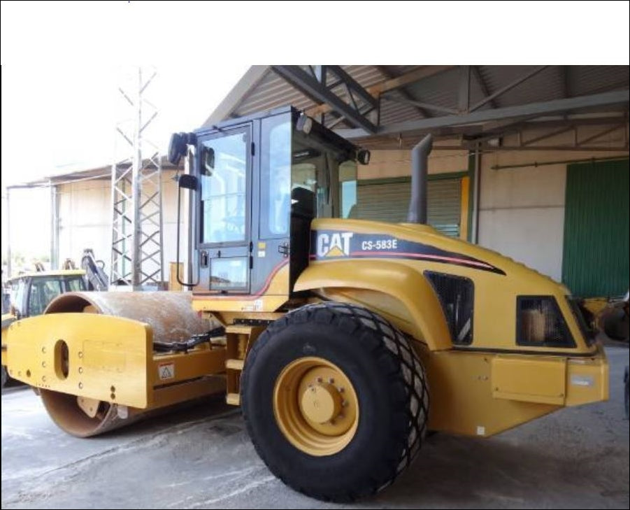 Manual de Serviço CATERPILLAR - CS-583E - Rolo Compactador Vibratório (Inglês) PDF