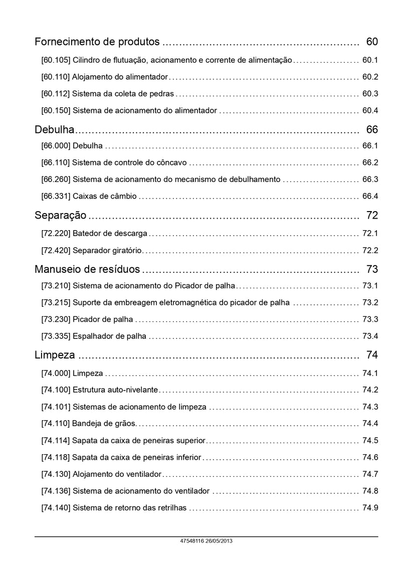Manual De Serviço Colheitadeira Case 7230, 8230 E 9230