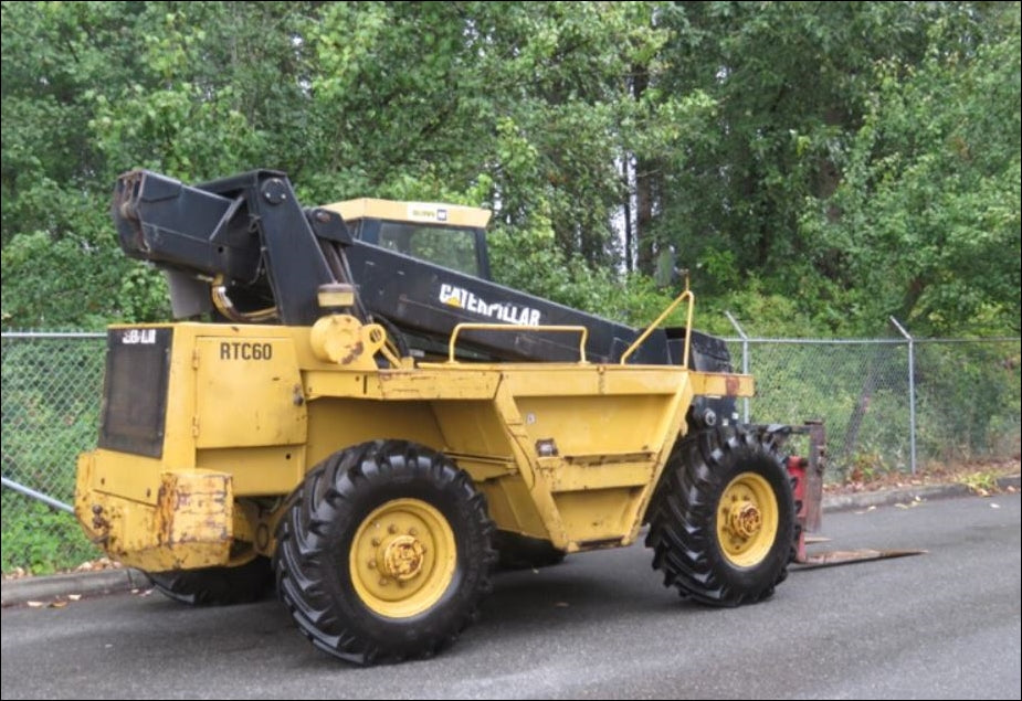 Manual de Serviço CATERPILLAR - RTC60 - Manipulador Telescópico (Inglês) PDF