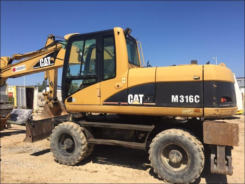 Manual de Serviço CATERPILLAR - M316C - Escavadeira De Rodas (Inglês) PDF