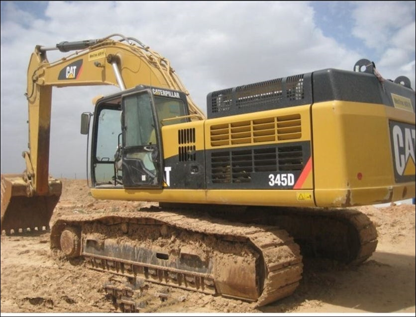 Manual de Serviço CATERPILLAR - 345D - Escavadora (Inglês) PDF
