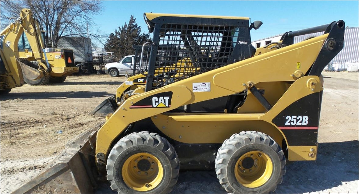 Manual de Serviço CATERPILLAR - 252B - Mini Carregadeira (Inglês) PDF