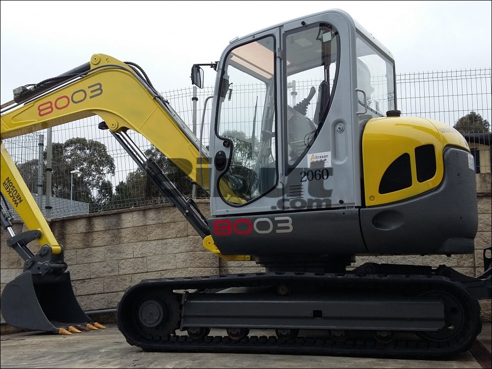 Catalogo De Peças WACKER NEUSON - 8003 - Escavadeira - INGLES