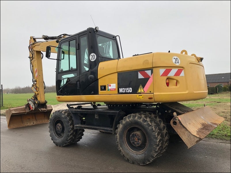 Manual de Serviço CATERPILLAR - M315D - Escavadeira De Rodas (Inglês) PDF