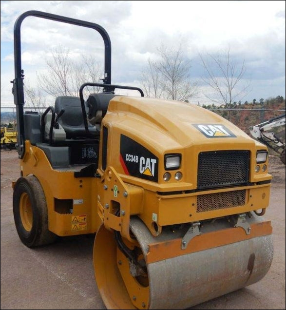 Manual de Serviço CATERPILLAR - CC-34B - Rolo Compactador (Inglês) PDF