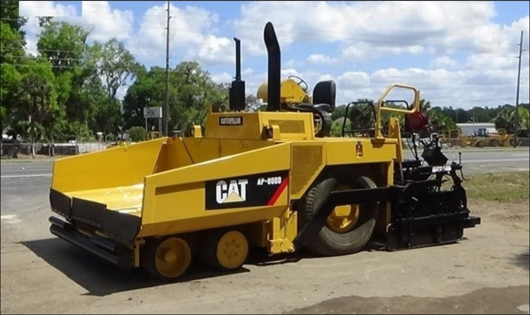 Manual de Serviço CATERPILLAR - AP-800D - Pavimentadora de Asfalto - ( Inglês )