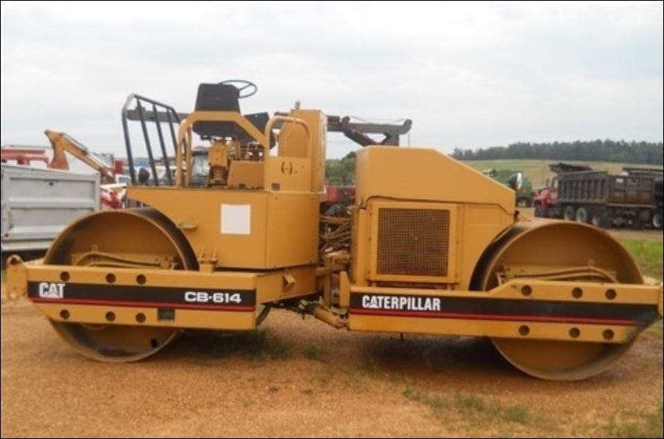 Manual de Serviço CATERPILLAR - CB-614 - Rolo Compactador Vibratório (Inglês) PDF