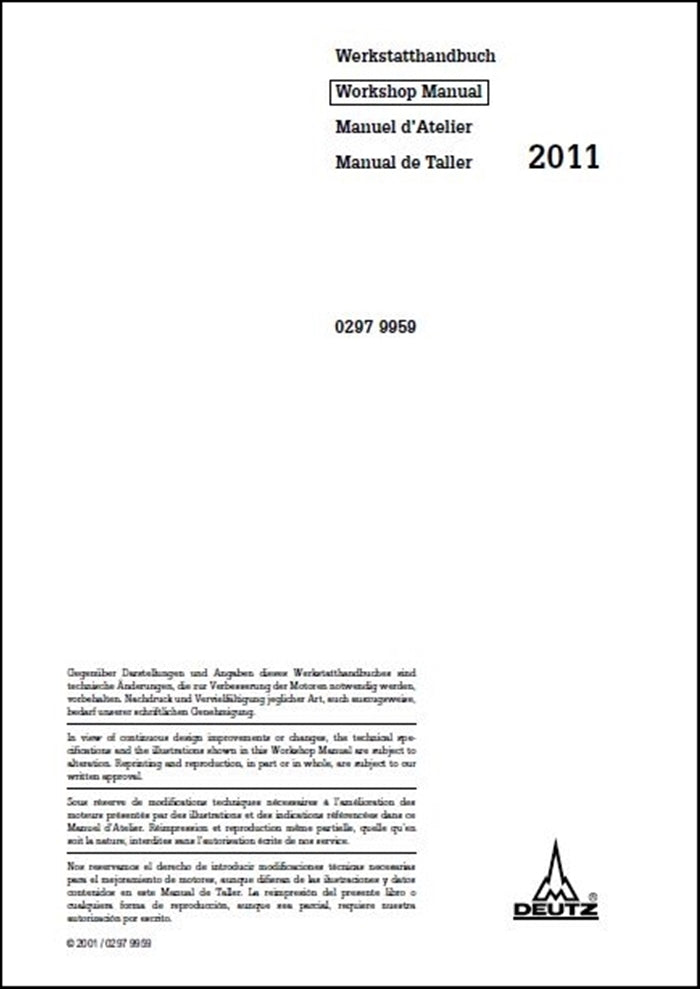 Manual De Serviço JCB - 0297 9959
