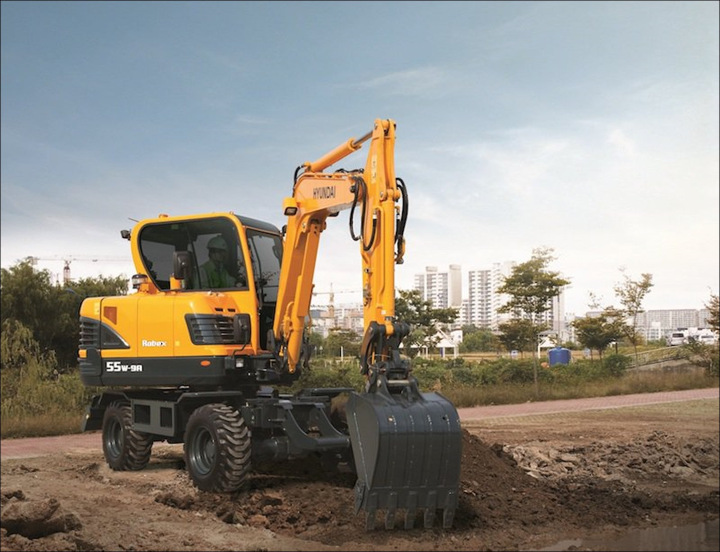 Manual De Serviço HYUNDAI - R55W-9A - Excavador De Rodas