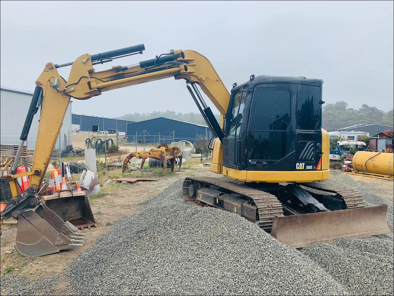 Manual de Serviço CATERPILLAR - 308E SR - Mini Escavadeira Hidráulica (Inglês) PDF
