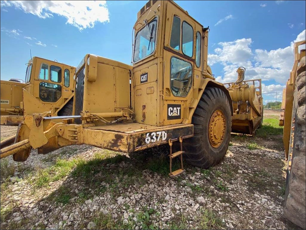 CATALOGO DE PEÇAS CATERPILLAR - 637D - RASPADOR DE RODAS EM PDF