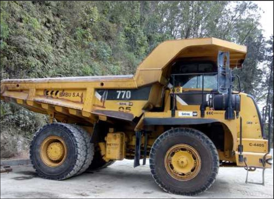 CATALOGO DE PEÇAS CATERPILLAR - 770 - CAMINHÃO BASCULANTE EM PDF