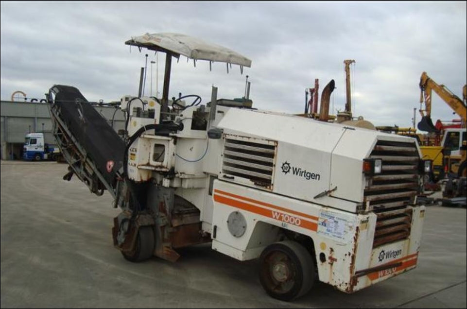 Catalogo De Peças WIRTGEN - W1000 - 05.10 - Fresadora De Asfalto