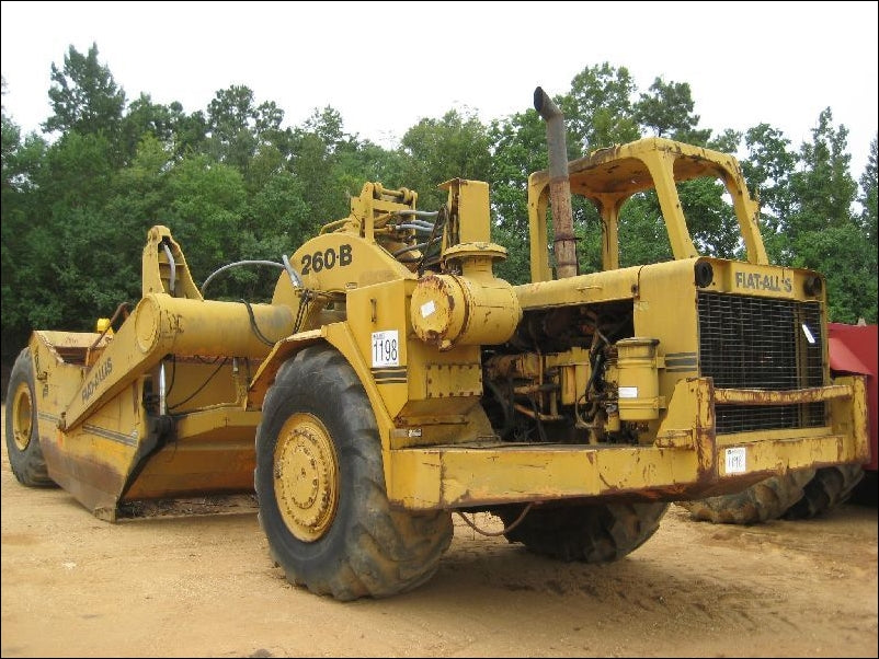Manual De Serviço FIATALLIS - 260B - Tractor Scraper