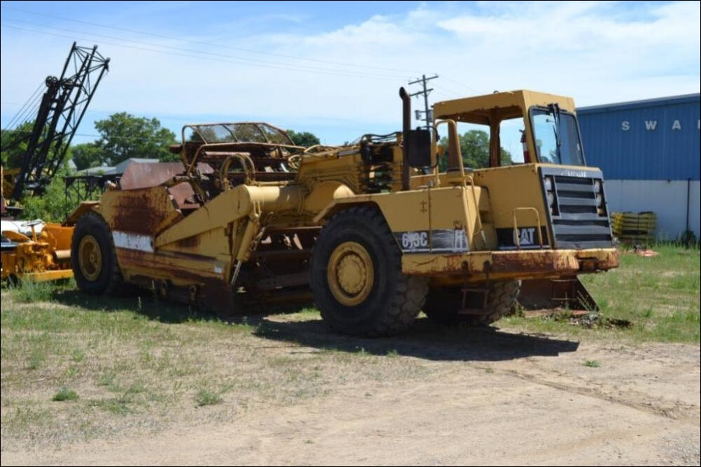 CATALOGO DE PEÇAS CATERPILLAR - 613C II - RASPADOR DE RODAS EM PDF