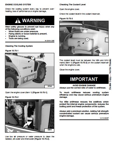 Manual De Serviço BOBCAT - T2556,T2566 - Manipulador Telescópico