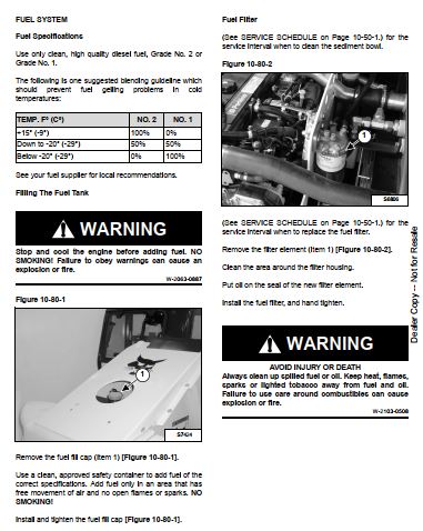 Manual De Serviço BOBCAT - T2556,T2566 - Manipulador Telescópico