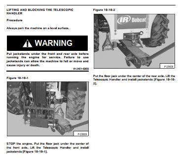 Manual De Serviço BOBCAT - T3571,T3571L - Escavadeira Compacta