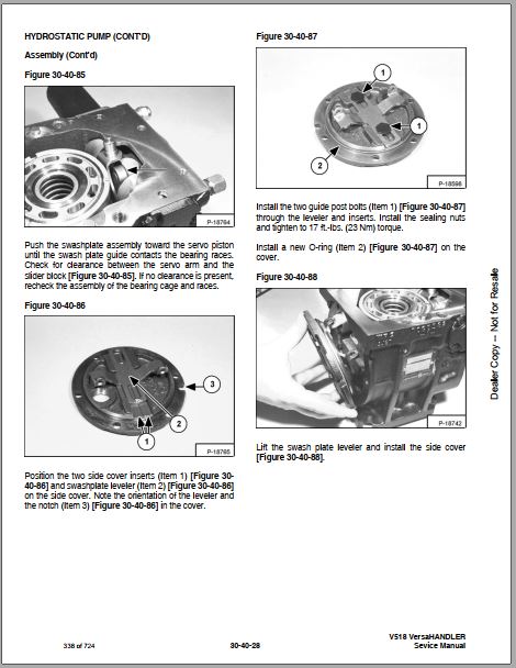 Manual De Serviço BOBCAT - V518 - VersaHANDLER