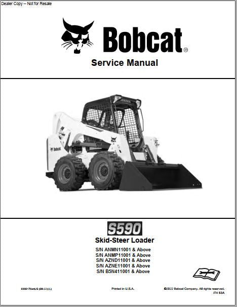MANUAL DE SERVIÇOS DE OFICINA PDF MINI CARREGADEIRA S590 - BOBCAT