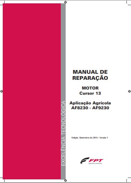 MANUAL DE SERVIÇOS DE OFICINA PDF MOTOR CURSOR 13 - FPT