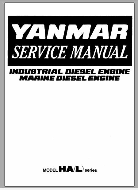 MANUAL DE SERVIÇOS DE OFICINA PDF MOTOR HA(L)SERIES - YANMAR