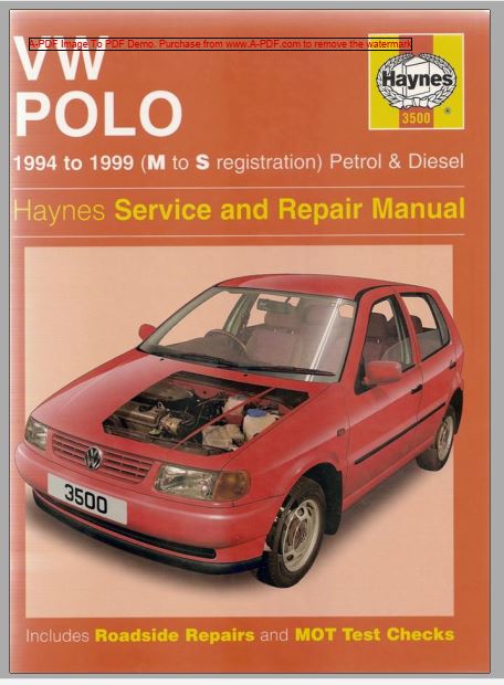 MANUAL DE SERVIÇOS DE OFICINA PDF POLO 1994-1999 - VOLKSWAGEN