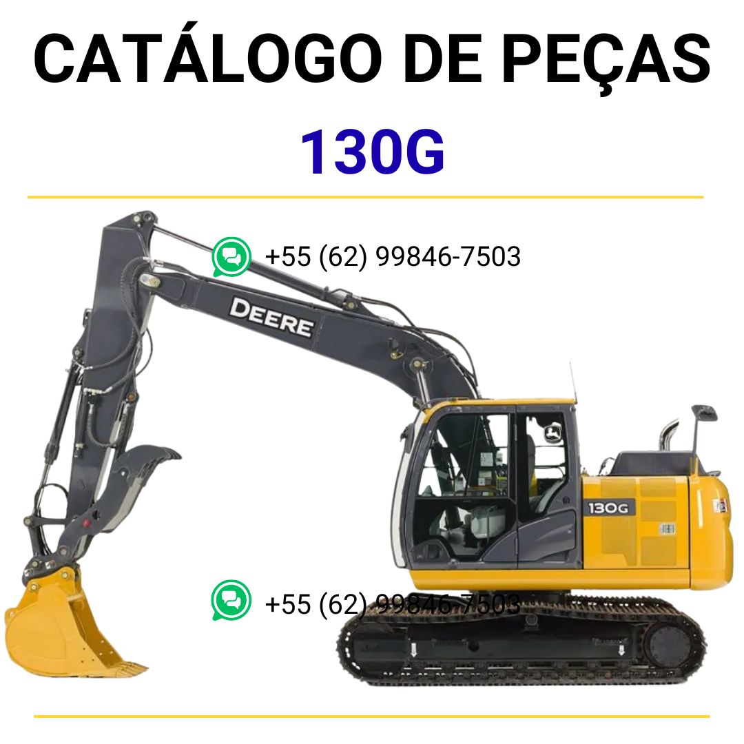 Catalogo de Pecas 130G Escavadeira John deere Completo em Portugues PDF