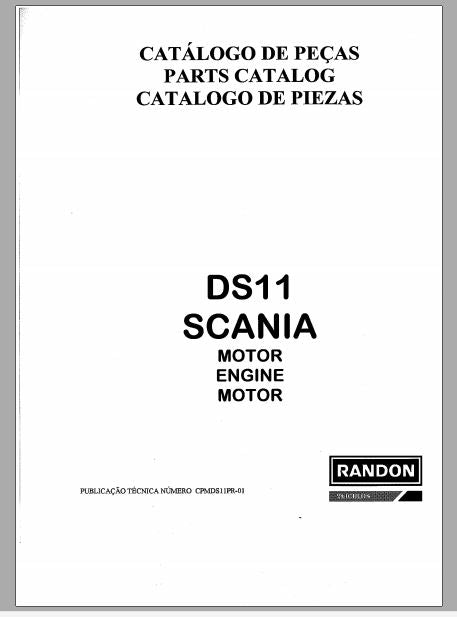 CATALOGO DE PEÇAS PDF MOTOR SCANIA DS11 - RANDON