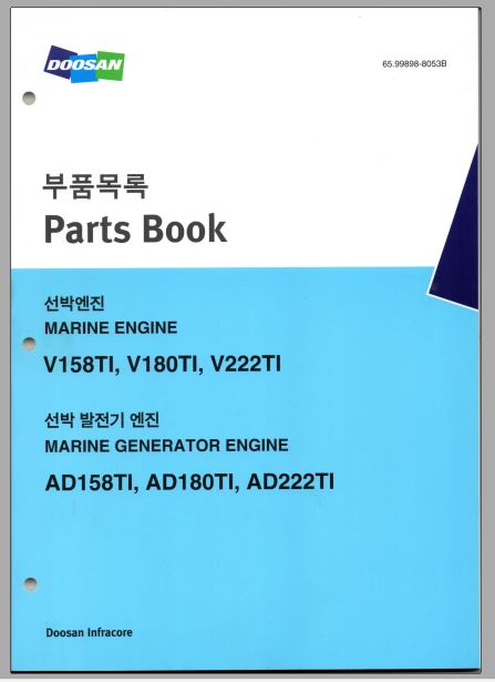 CATALOGO DE PEÇAS PDF MOTOR V158TI V180TI V222TI - DOOSAN
