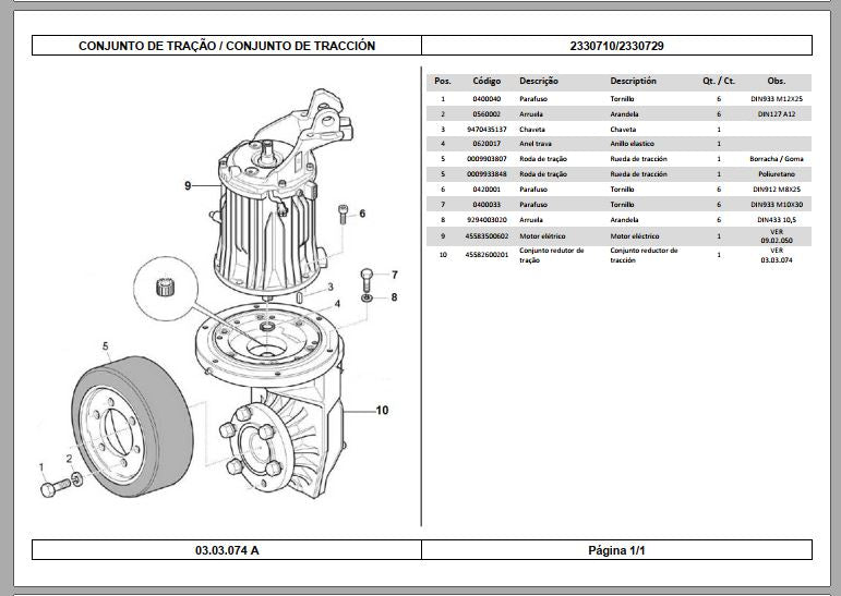 CATALOGO DE PEÇAS PDF TRANSPALETEIRA EGU-20C - STILL