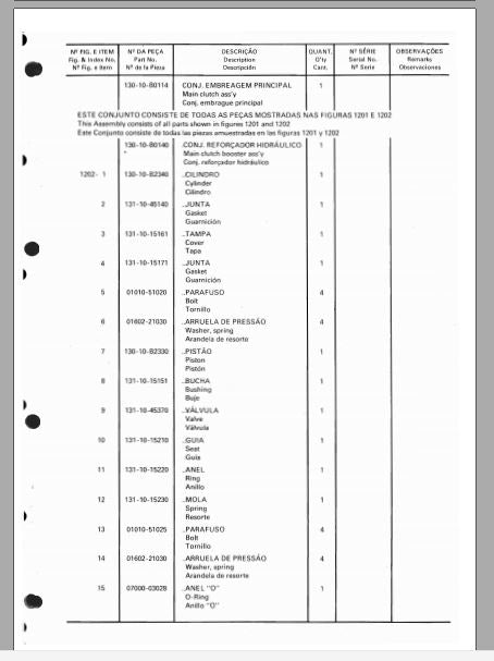 CATALOGO DE PEÇAS PDF TRATOR ESTEIRAS D60P-15C - KOMATSU