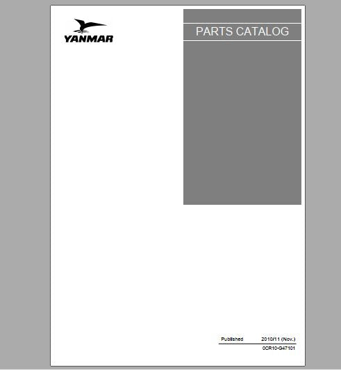 CATALOGO DE PEÇAS PDF MOTOR 3TNE78A-B1 - YANMAR