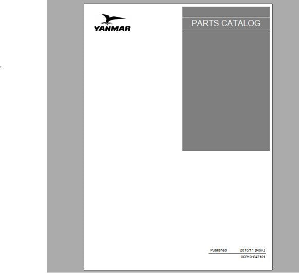 CATALOGO DE PEÇAS PDF MOTOR 3TN84TE-KRU, 3TN84TE-KRL- YANMAR