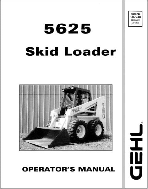 MANUAL DE OPERAÇÃO E MANUTENÇÃO PDF MINI CARREGADEIRA 5625 - GEHL