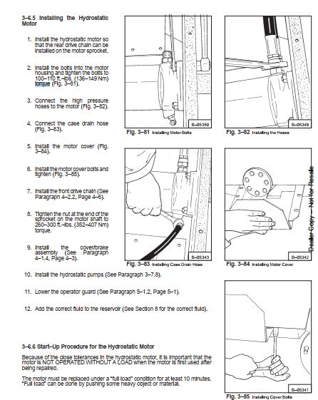 Manual De Serviço BOBCAT - 540\543 - Mini Carregadeira
