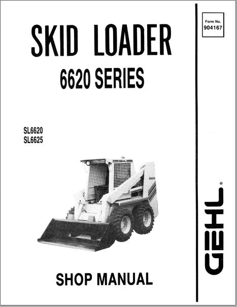MANUAL DE SERVIÇOS DE OFICINA PDF MINI CARREGADEIRA SL6620 SL6625 - GEHL
