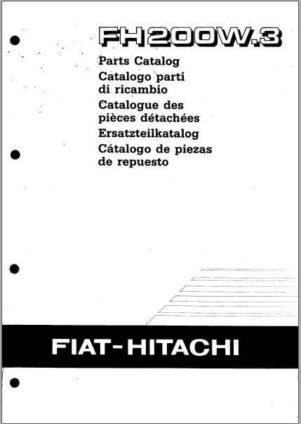 CATALOGO DE PEÇAS FIAT-HITACHI FH200W.3