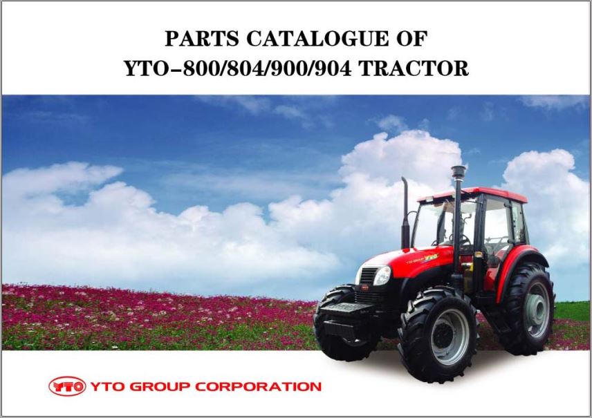 CATALOGO DE PEÇAS YTO 800804900904