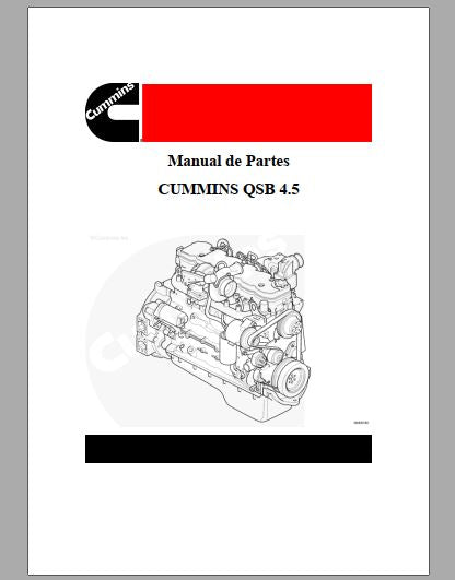 CATALOGO DE PEÇAS PDF MOTOR QSB4.5 - CUMMINS